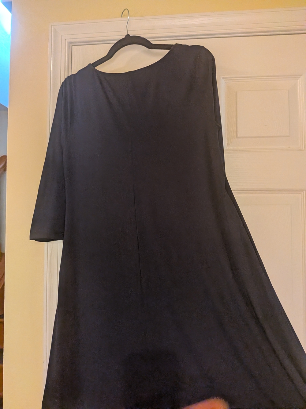 Women's T-shirt Dress with Pumpkin Graphic - Picture 7 of 9